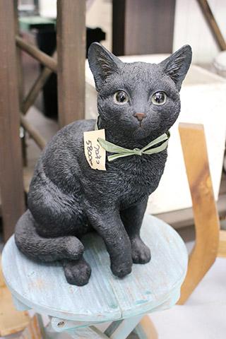 アニマル置物・クロネコ